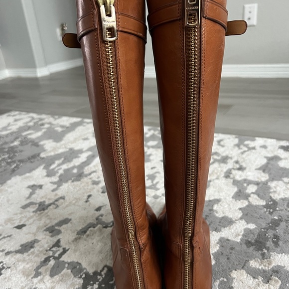 Coach Brown Leather Boots - Picture 7 of 7